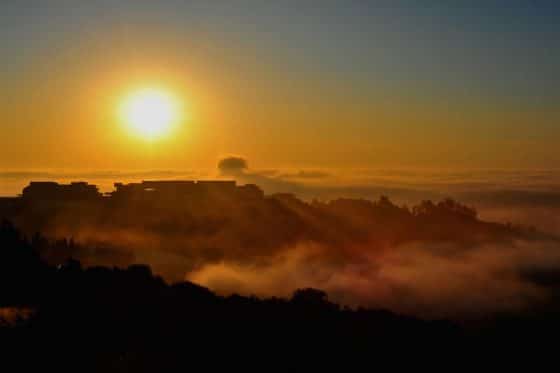 LA October Sunrise over JP Getty Museum - Immaginare Press