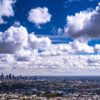 LA Downtown with Clouds