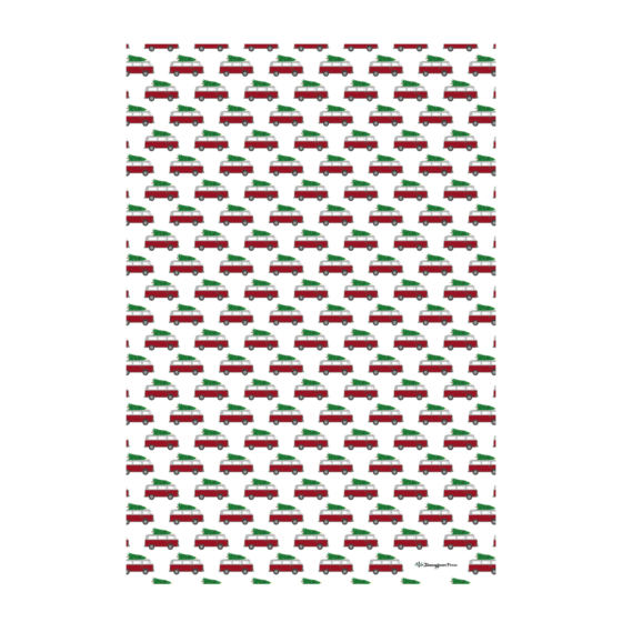 Holiday Red Bus – Wrapping Paper WH46